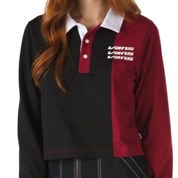 Vans Tops - VANS Long Sleeve Polo Top